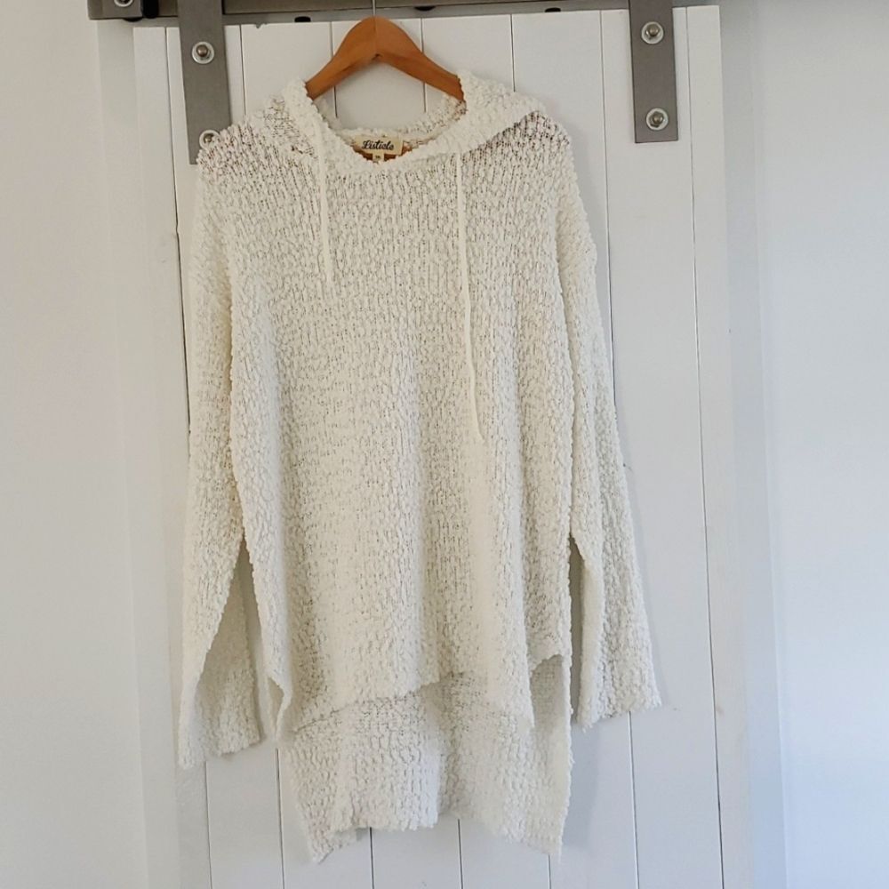 Listicle hooded sweater